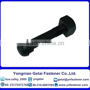 Grade 12.9 1/2" x 1-1/2 Fish Bolts DIN933 931 H.D.G thumbnail-2