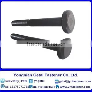 T Shape Bolts for Slot, DIN933/931 H.D.G / Galvanized With Black /yellow Zinc Plated/blue White thumbnail-5