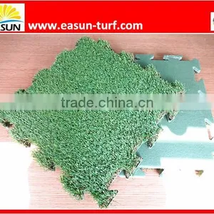 Artificial Grass Interlocking Puzzle Mat For Playground thumbnail-4