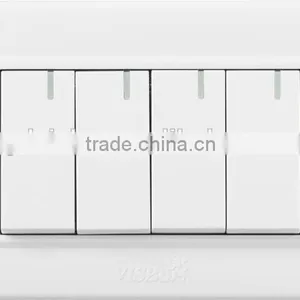 High Quality 10A 250V DC Isolator Switch 4 Gang 1 Way Switch thumbnail-3