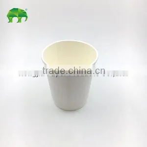 Pretty Sips Paper Hot Cups With Lids and Cup Sleeves(white)paper Coffee Cups thumbnail-2