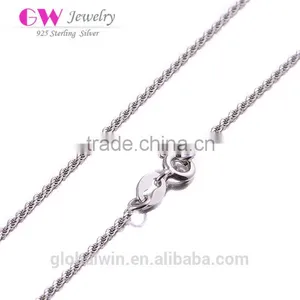 New European Design S925 Sterling Silver Pendant Chain thumbnail-1
