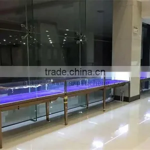 Customized Metal Material Luxury Glass Watch Jewelry Lighting Display Cabinets thumbnail-4