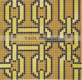 High Quality Mosaic Pattern Glass Mosaic Design Wall Tiles thumbnail-1