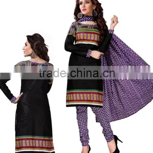 Black Dress Material Women Wholesale thumbnail-1