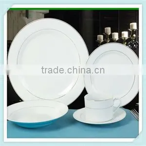 12pcs Wholesale China Dishes , Ggk Golden Design Dinner Set, Ggk Porcelain Dinner Set thumbnail-1