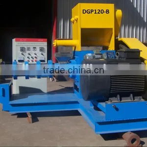 New Condition Single Screw Fish Feed Extruder/Floating Fish Feed Pelletizer/Wet Type Fish Feed Extruder thumbnail-3