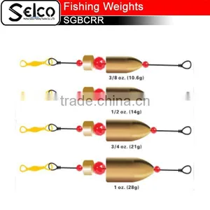 Brass Fishing Weights Ball Fishing Sinkers Strong Swivel thumbnail-4