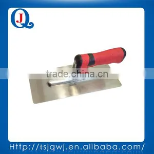 Plastic Handle Stainless Steel Round Edge Plastering Trowel JQ6050C thumbnail-1