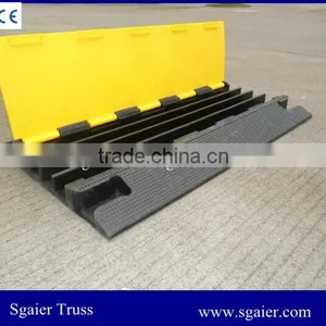 Hot Sales Durable 5 Channels Rubber Cable Protector/garage Car Ramp/cable Tray thumbnail-1
