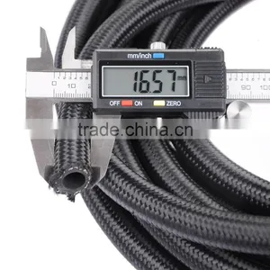AN -8 AN8 AN08 Stainless Nylon Braided Fuel Line Oil Gas Hose thumbnail-3