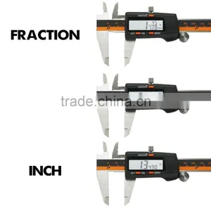 Electronic Digital Caliper Inch/Metric/Fractions Conversion 0-6 Inch/150 mm Stainless Steel thumbnail-3