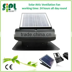 Solar Air Cooler Rechargeable Fan Industrial Roof Inbuilt Solar Panel Powered Solar Power Roof Fan thumbnail-2