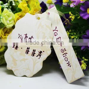 2015 Good Quality Best Sale Wholesale Paper Tag/ Printed PVC Tag/Hang Tag for Garment/Case/Bag/shoe thumbnail-4