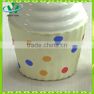 Ceramic Cheap Piggy Bank Wih Ice-cream Design thumbnail-2