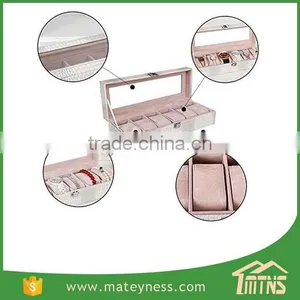 6 Slots Crocodile Grain PU Watch Packaging Box thumbnail-2