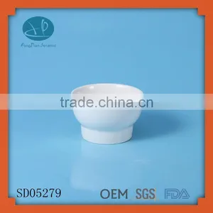 High Quality Small White Ceramic Bowl,snack Bowl,soup Bowl,porcelain Bowl thumbnail-1