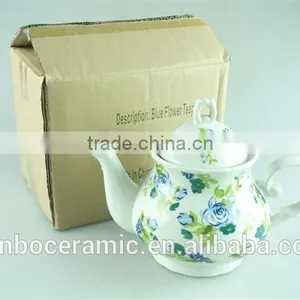 2015 Lastest Design Stock Ceramic Round Water Bottle, Colorful Decorating Teapot thumbnail-1