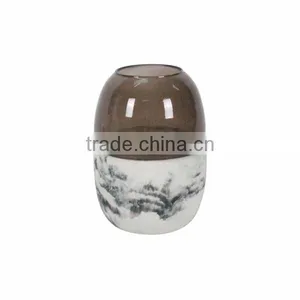 Electric Fancy Concrete Round Shaped Concrete Candle Holder thumbnail-4