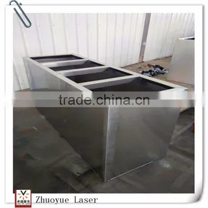 Custom Metal Fabrication With Bending and Welding/stainless Steel Garden Vases/Metal Pots thumbnail-4
