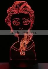 Modern Colored Night Lamp for Bedroom Logo Night Lamp Acrylic Nightlight thumbnail-3