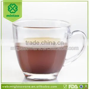 2016 Summer Machine Made Glass Coffee Cup With Handle thumbnail-1