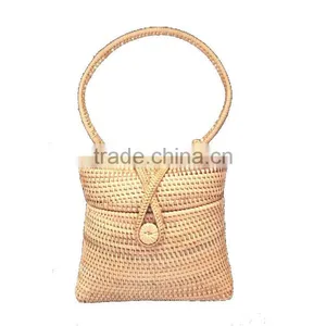 Vietnam Rattan Weaving Tote Bags Cross Bags Reuseable Bags thumbnail-1