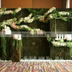 Plastic Green Wall for Living Room Decoration Moss Green Wall Decoration thumbnail-1