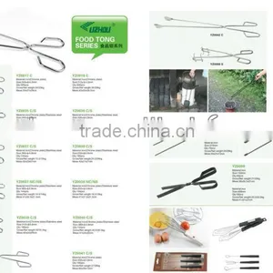 HIGH QUALITY Fire Tong BBQ Tong Kitchen Tongs Food Tongs YZ0033C/S thumbnail-5