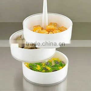 3 Tiers Acrylic Cosmetic Storage Dishes thumbnail-2