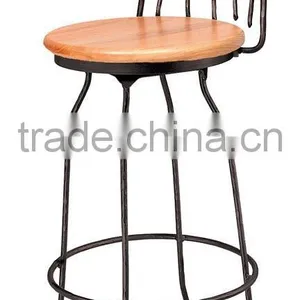 Wrought Iron Bar Chair thumbnail-1