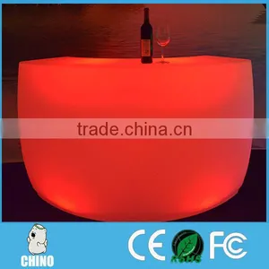 2016 New Design Long Curve LED Bar Counter With Multi Color thumbnail-4