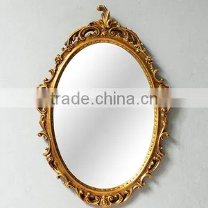 Home Decorative Baroque Style Hanging Console Table and Mirror Set thumbnail-6