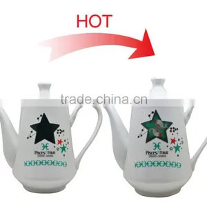 New Brand Heat Sensitive Color Changing Magic Teapot thumbnail-1