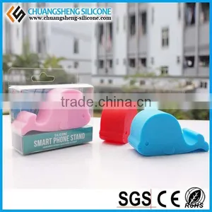 Whale Shape Silicone Smart Cell Phone Accessory Display Stand thumbnail-1