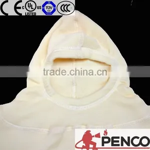 Fire Hood Nomex Woven Fabric Mata-aramid Head Protection White CE EN3911 Eye Protection thumbnail-6
