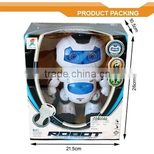 NEW HOT!!!2015 Fantastic rc Toy Robot for Kids Fancy Light Robot Wholesale thumbnail-5