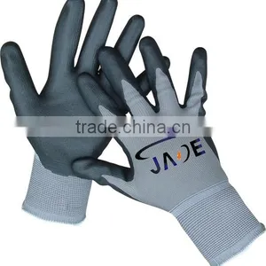 Nitrile Dot Palm Nitrile Foam Coated Work Gloves, Nitrile Coated Gloves, Nylon Gloves thumbnail-2
