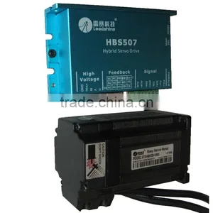 CNC Hybrid Closed Loop Step Servo Drive Driver HBS507 + 2.0N.M 57HBM20-1000 With 1000-Line Encoder for x and y Axes of 1390 1290 thumbnail-1