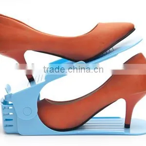 Wholesale Plastic Adjustable Shoe Display Stand Racks thumbnail-3
