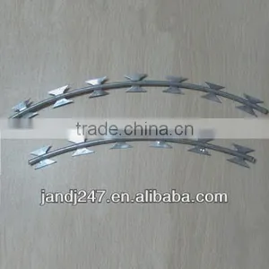 Blade Sharp Protective Barbed Razor Wire Mesh In Guangzhou thumbnail-1