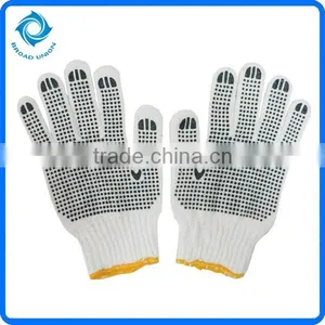 PVC Dotted Knitted Cotton Gloves PVC Dotted Working Gloves thumbnail-1
