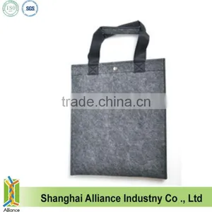 Wool Felt Eco-friendly Portable Shopping Bag Storage Bag Magazine Sorting Bags (TM-FT011) thumbnail-1