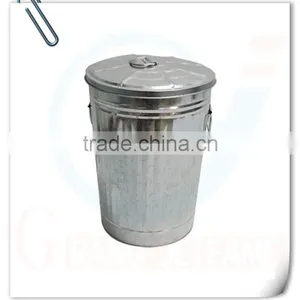 Household Decor Big Galvanized Bucket With Lid thumbnail-3