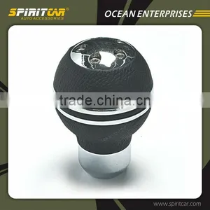 Classic Genuine Leather Quality Car Automatic Gear Shift Knob thumbnail-1