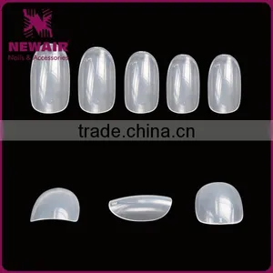 NEWAIR Packaging for Artificial Nails Oval Clear Nail Tips thumbnail-1