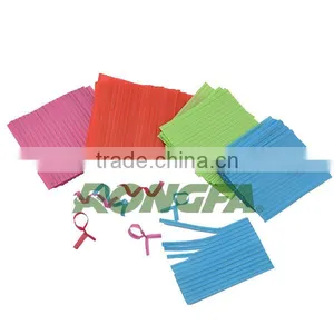 4mm x 15cm x 50 Pcs per Gang Garbage Bag Use Plastic Twist Ties thumbnail-1