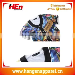 Sublimation Baseall Uniforms High Quality Cheap Price thumbnail-2