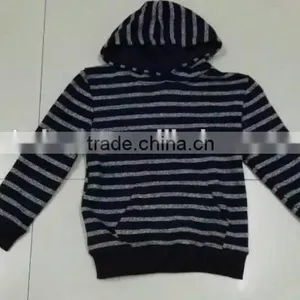 Yiwu Stocks Lots Boy's Fashion Stripe Hoodies Pullover thumbnail-1