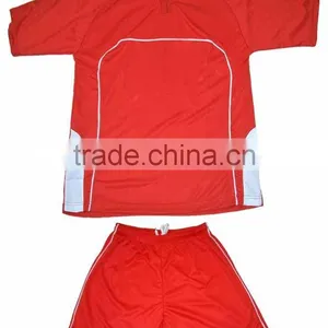 Red Coloured Sports Occer Uniform thumbnail-1